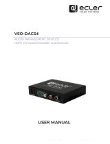 Ecler VEO-DACS4 User manual