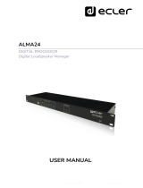 Ecler ALMA24 Digital Loudspeaker Manager User manual