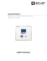 Ecler eMCONTROL1 User manual