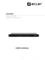 Ecler eSAM402 User manual