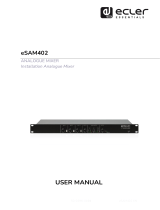 Ecler eSAM402 User manual