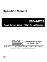 Harvest TEC 030-4670A User manual