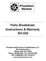 Precision Mixers SH-502 User manual