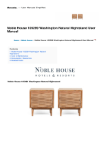 Noble House105299 Washington Natural Nightstand