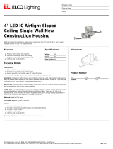 ELCO Lighting EL470ICA User manual