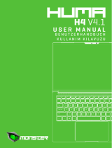 Monster Huma H4 V1.1 Gaming Laptop User manual