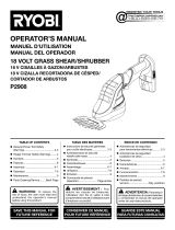 Ryobi P2980 User manual