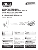 Ryobi P20101BTL User manual