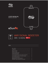 sunhans SHRC24G3WP 3000mW 2.4Ghz 35dBm WiFi Signal Booster User manual