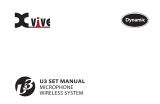 blucoil Xvive U3 2.4 GHz Digital Microphone Wireless System Bundle User manual