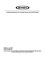 Jensen CD-590 User manual
