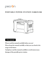 Pecron E1000 Portable Power Station User manual