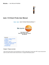 Testo 115i Smart Probe User manual