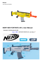 Nerf AR-L User manual