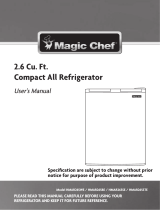 Magic Chef HMAR265SE User manual