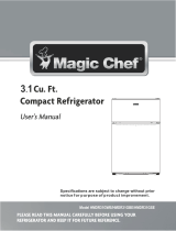 Magic Chef HMDR31 Series User manual
