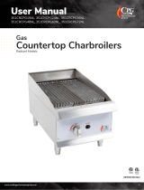 CPG 351CR72NL Gas Countertop Charbroilers User manual