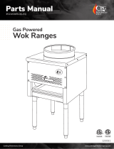 CPG 351WOKNG 13 Inch Natural Gas Wok Range User manual