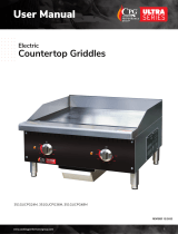 CPG 351GU24M Electric Countertop Griddles User manual