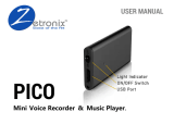 Zetronix Pico User manual