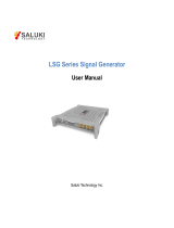 SALUKI LSG User manual