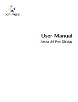 XP-Pen XP-PEN Artist 24 Pen Display User manual