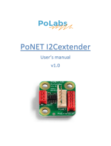 poscope PoNET I2Cextender Buffer User manual