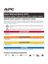 APC APC Back-UPS BX Series User manual