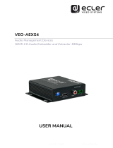 Ecler VEO-AEXS4 User manual