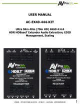 AVPro Edge AC-EX40-444-KIT User manual