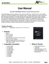 AVPro Edge AC-EX70-UHD-R User manual