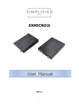SIMPLIFIED MFG EXMICRO2i User manual