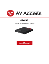 AV Access 4KVC00 User manual