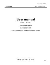 taiyo EYSPDN User manual