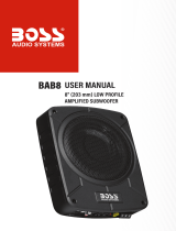 Boss Audio BAB8 User manual