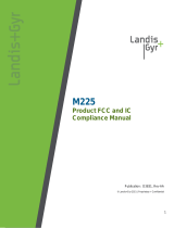 Landis Gyr M225 User manual