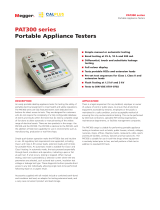 Megger PAT300 Series User manual