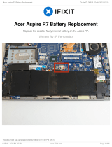 iFixit Acer Aspire R7 Battery Replacement User manual