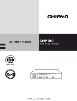 Chiayo AMP-500 User manual