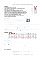 Shenzhen Sperll Optoelectronic Technology SP611E Bluetooth Music Pixel LED Controller User manual