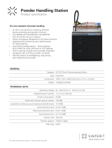 SINTERIT -PHS Powder Handling Station User manual