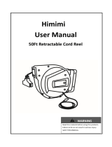 Himimi 058 50Ft Retractable Extension Cord Reel User manual