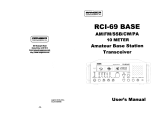 Ranger RCI=69 Base AM/FM/SSB/C User manual