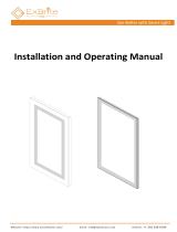ES-DIY Medium Rectangular Frameless Anti Fog Wall Bathroom Vanity Mirror User manual