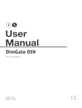 SUNDRAX DGD-1-D4DIM4AC User manual