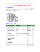 icstation GY18442 LED Flashing Christmas Tree DIY Kit User manual