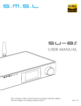 SMSL ES9068AS SU-8s MQA Full Decoding User manual