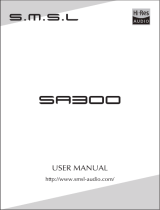 SMSL SA300 User manual