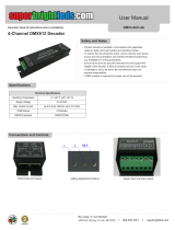 superbrightleds com DMX3-4CH-4A User manual