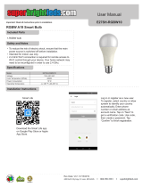 superbrightleds com E27SH-RGBW10 User manual